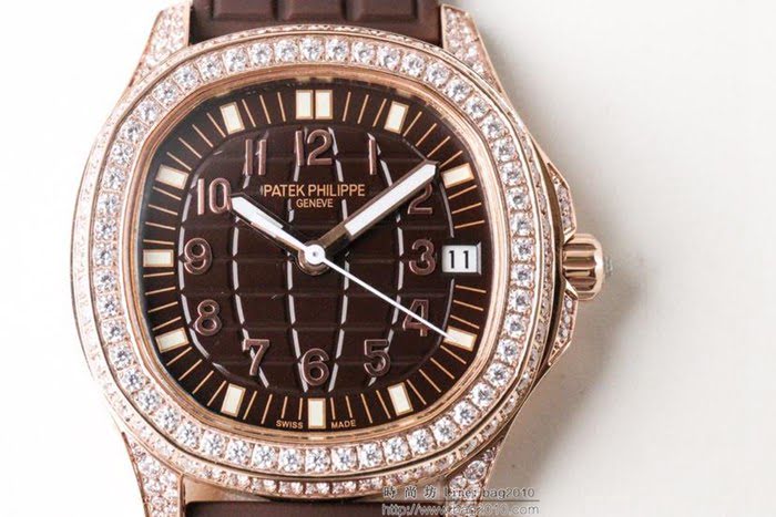 百達翡麗PATEK PHILPPE PP最新力作 原版複刻 女士腕表系列 18k玫瑰金鑲鑽 自動機械 女款手錶  wssb4049